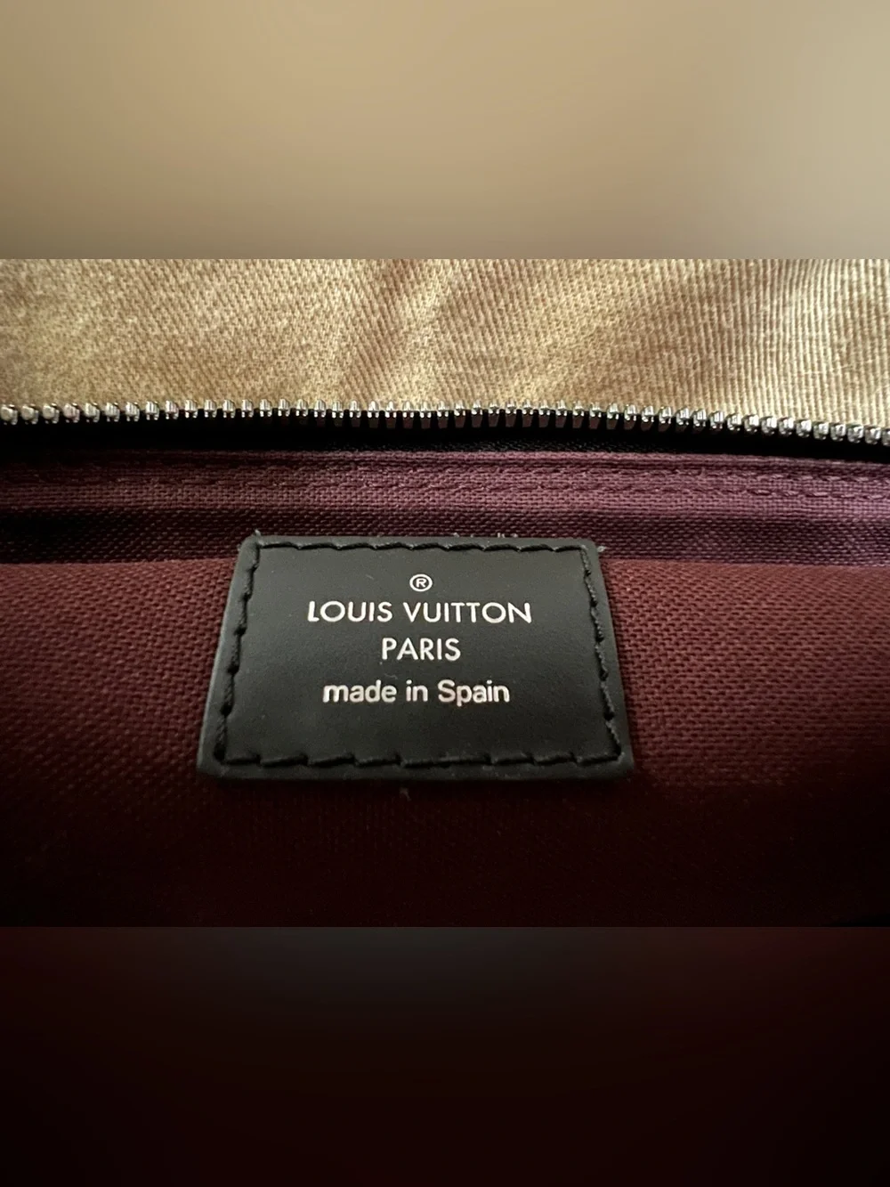 Authentic Louis Vuitton Monogram Macassar Porte Documents Voyage PDV Pm Bag